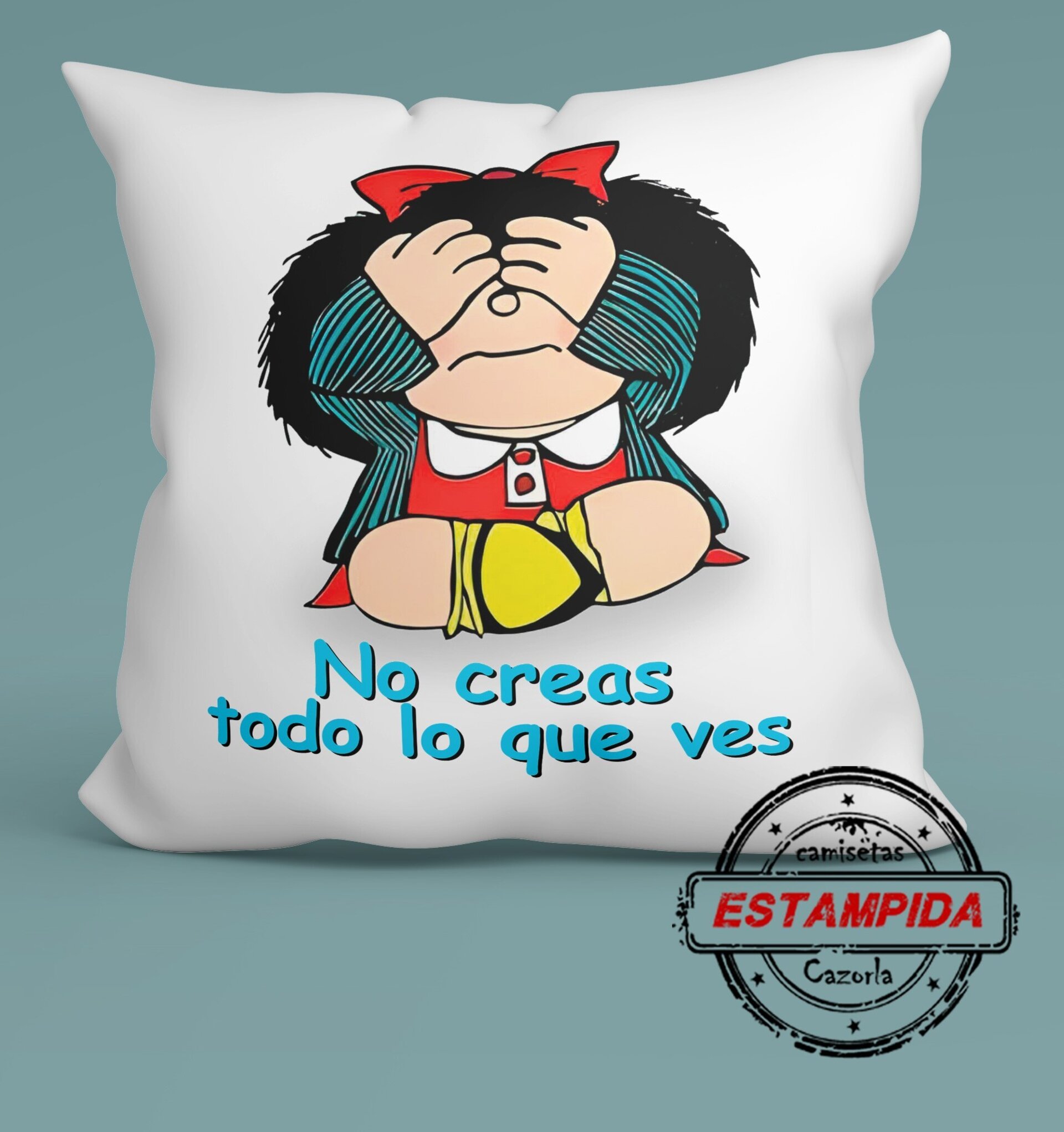 Set de tres cojines de Mafalda - 4