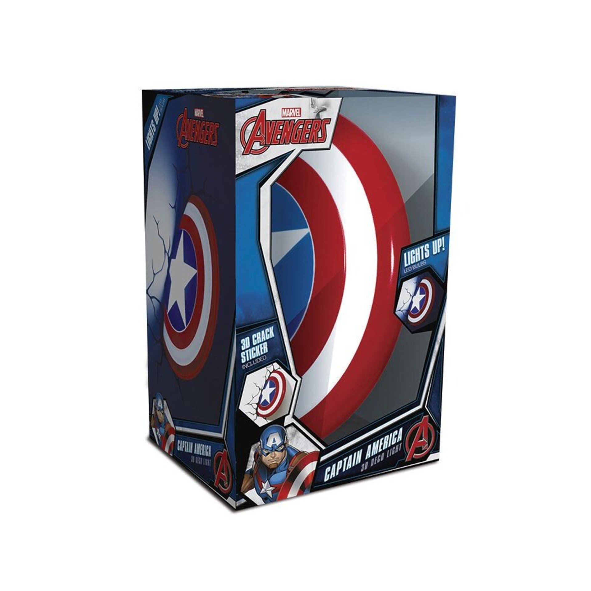 Lámpara  MARVEL 3D LED Captain America - 2