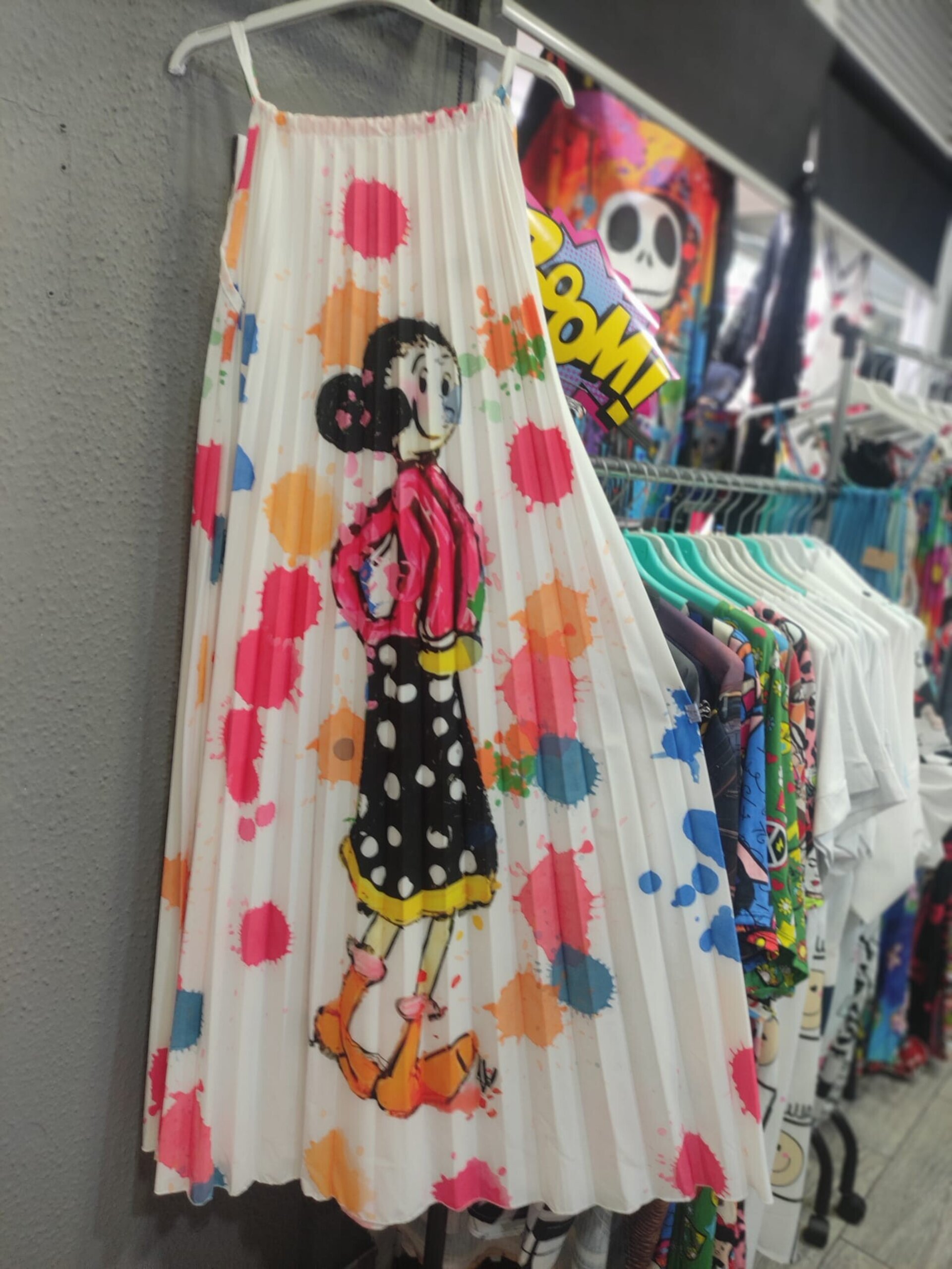 VESTIDO PLISADO Olivia Popeye - 1