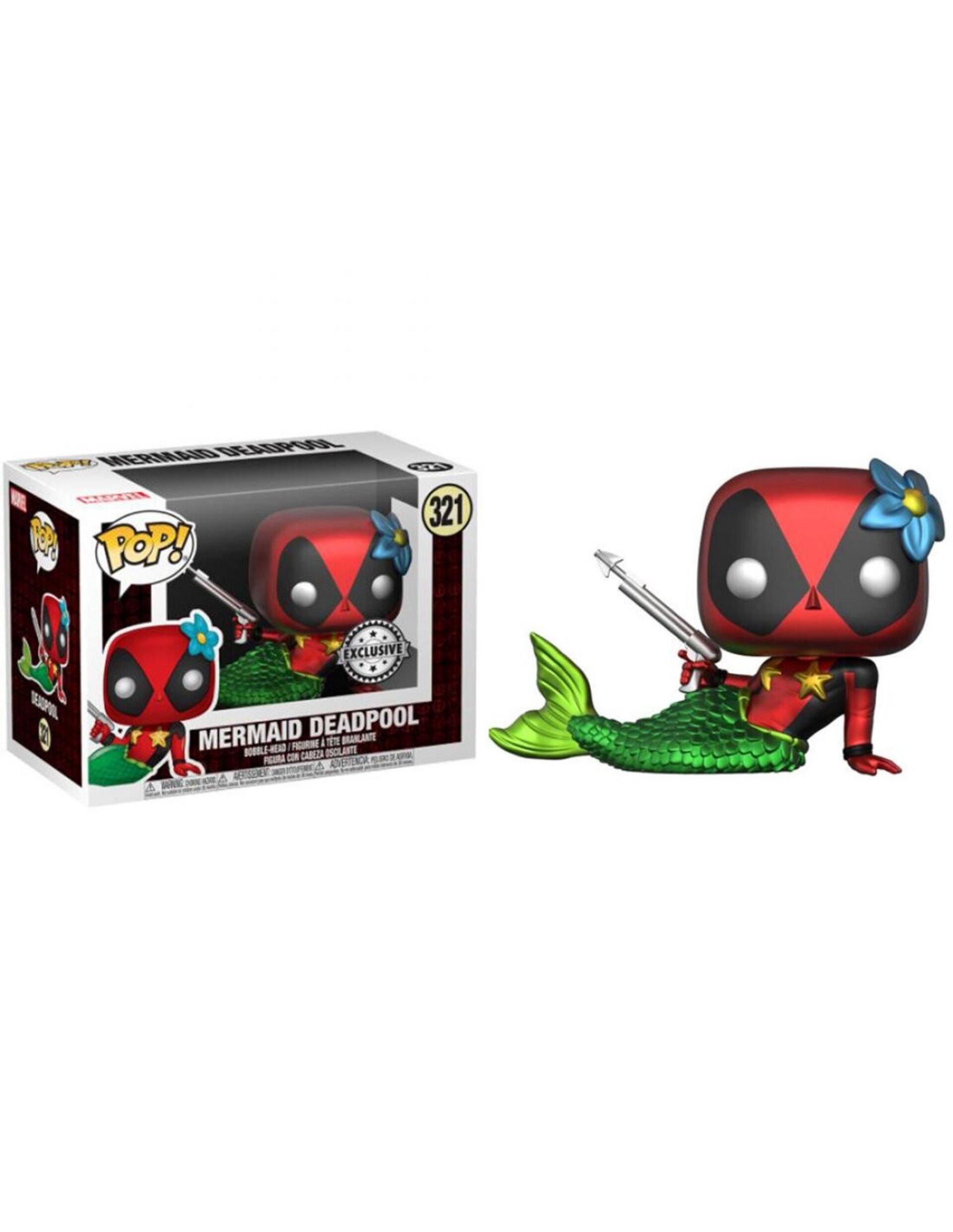 Set figura POP & Tee Marvel Deadpool Mermaid Exclusive - 2