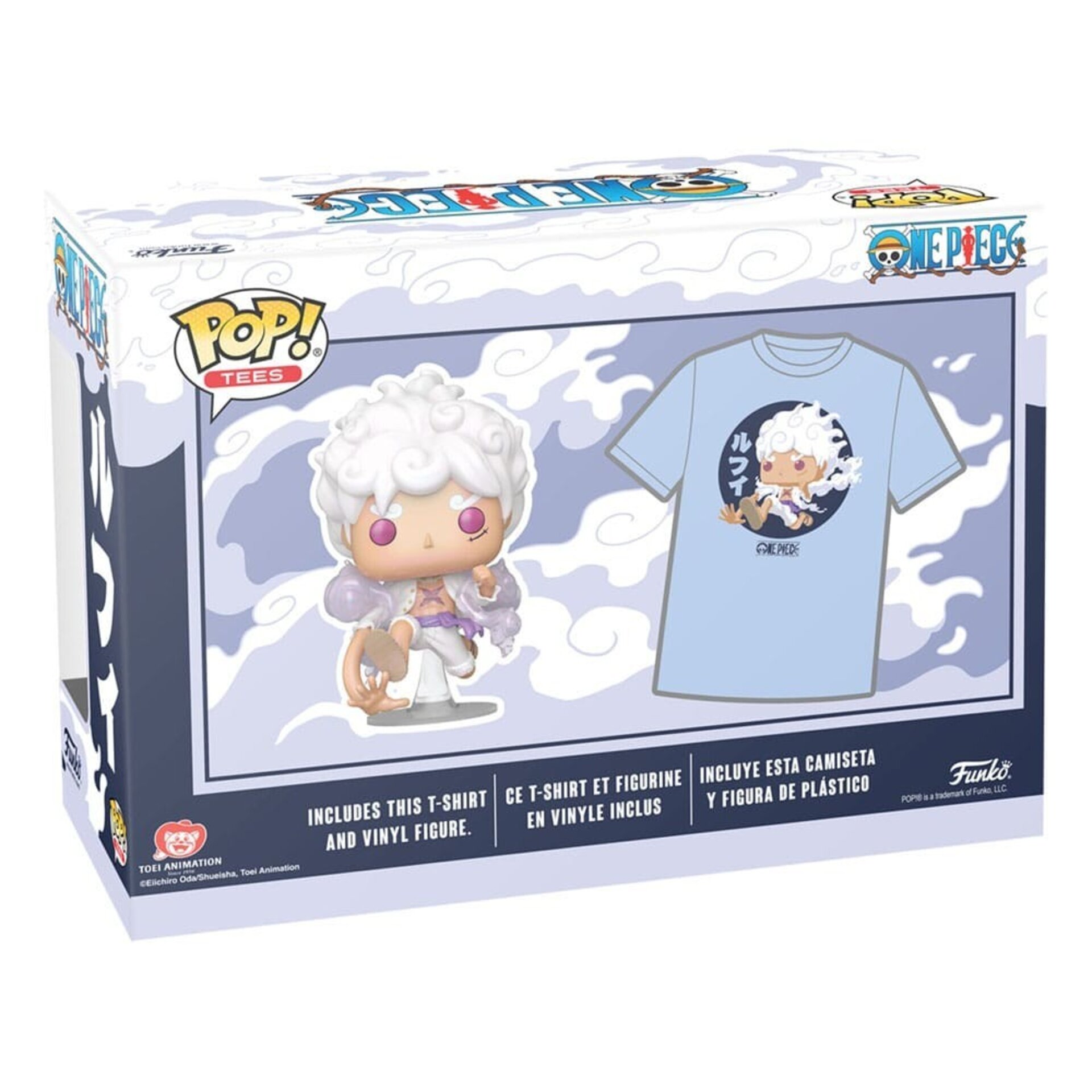 Set figura POP & Tee One Piece Luffy Fifth Gear - 3