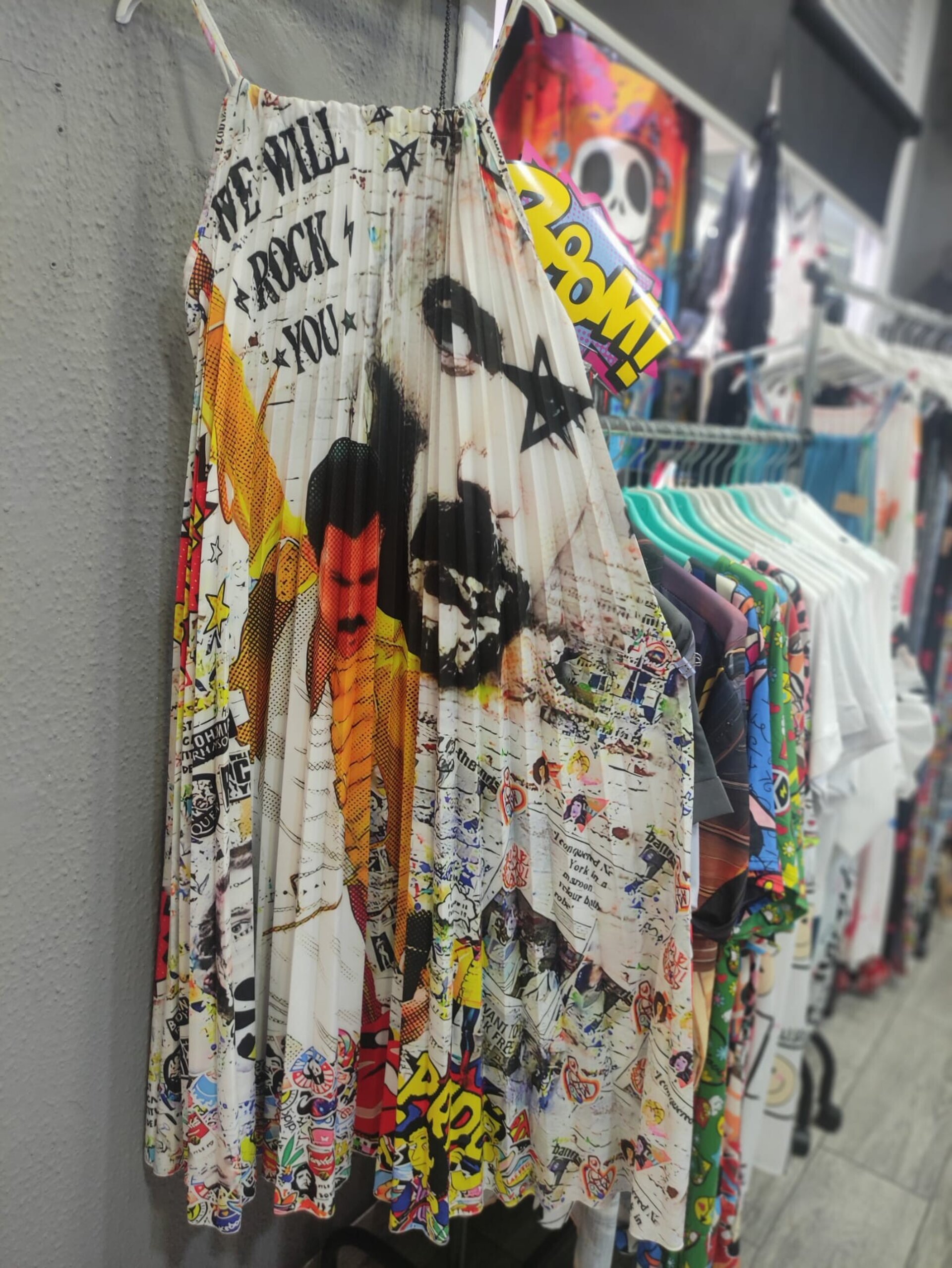 VESTIDO PLISADO Freddie Mercury - 1