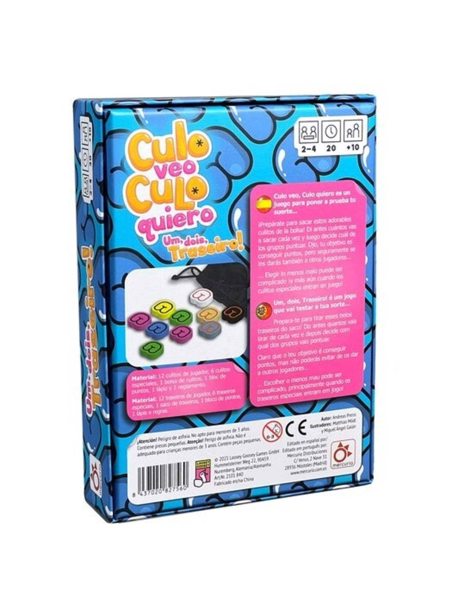 JUEGO DE MESA CULO VEO, CULO QUIERO - 3