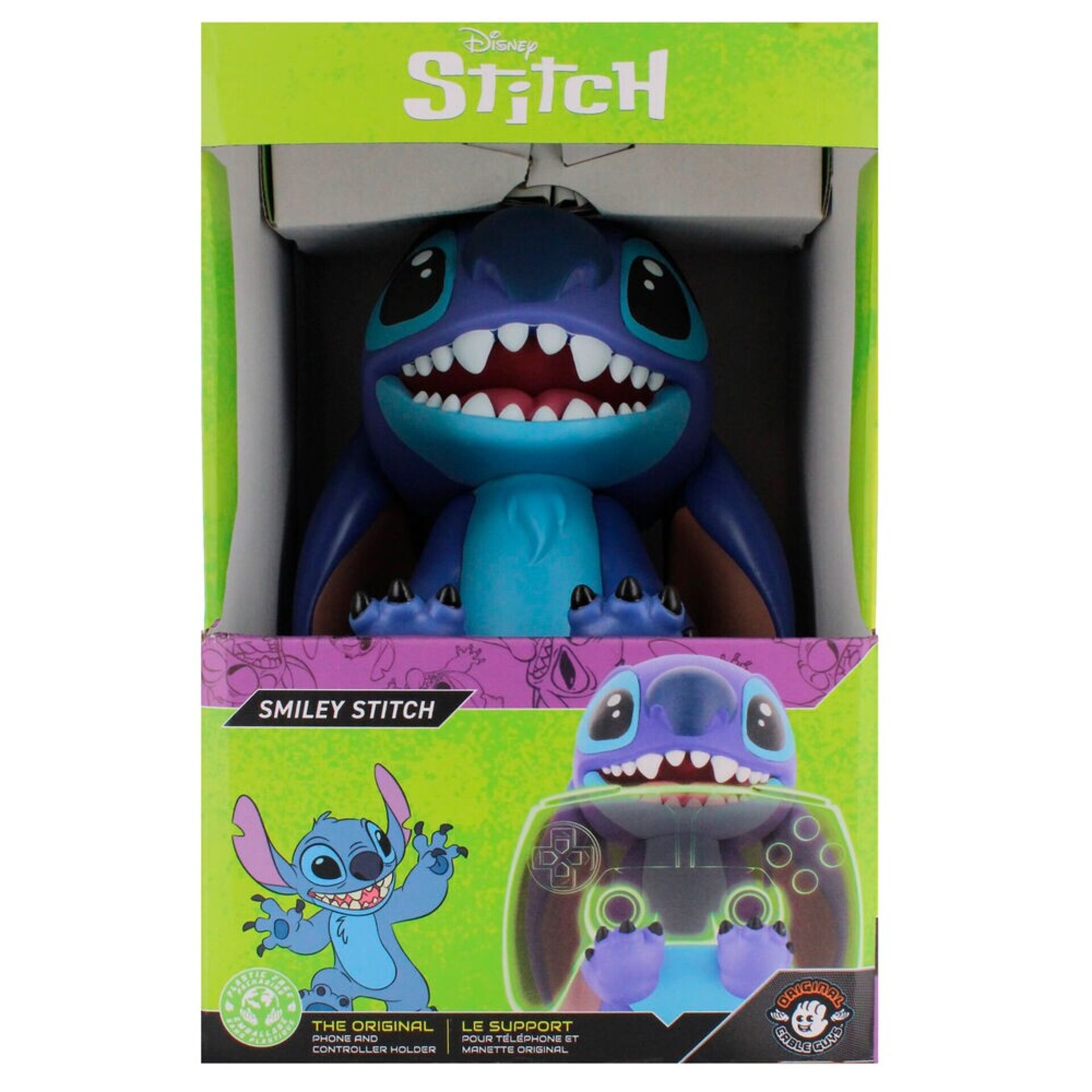 Cable Guy soporte sujecion Smiley Stitch Disney 20cm - 3