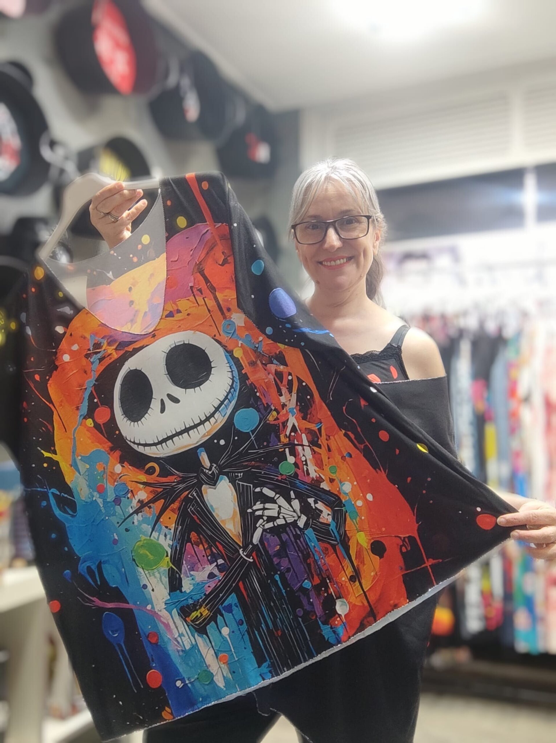 CAMISETA ALGODÓN Jack Skellington - 1