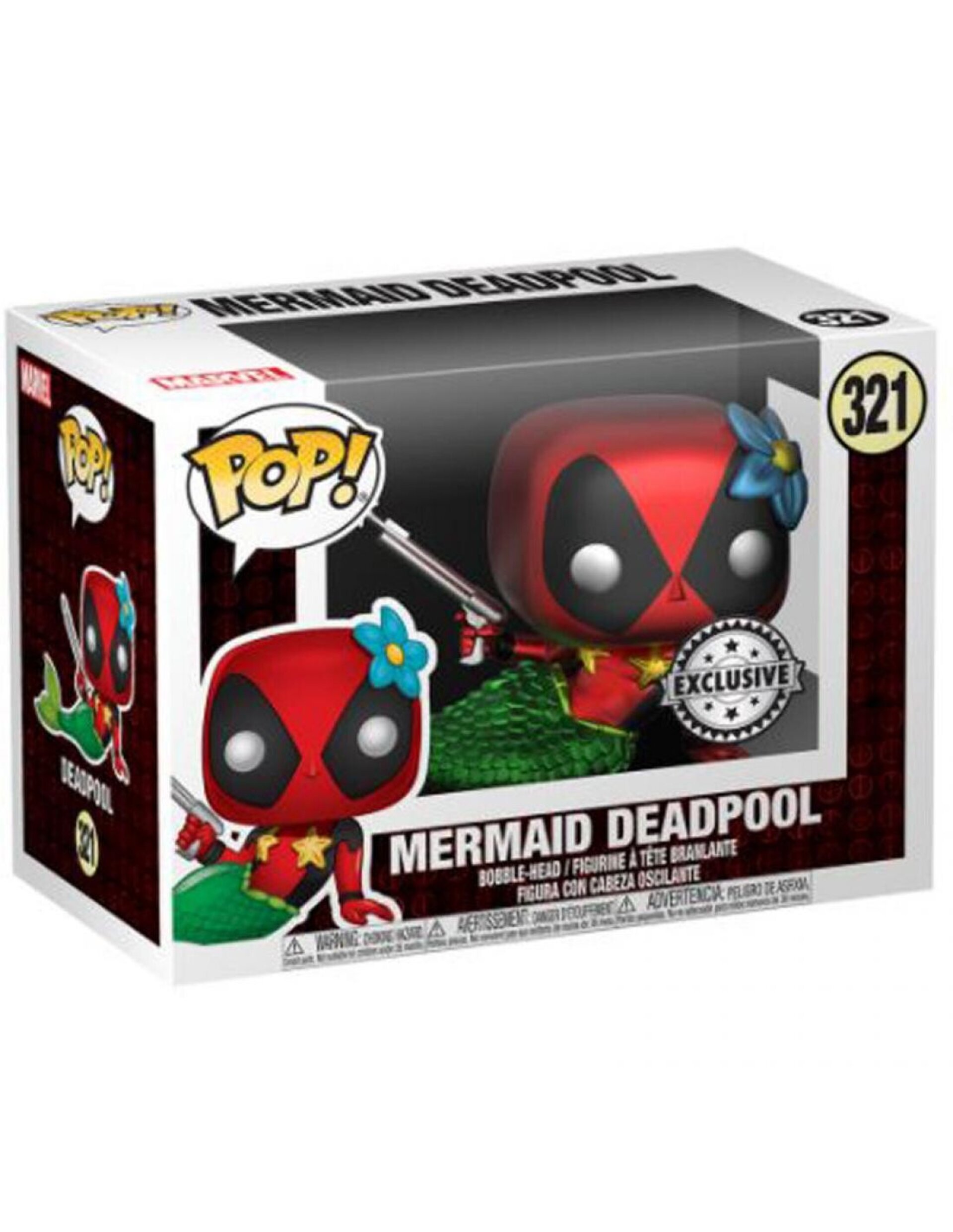 Set figura POP & Tee Marvel Deadpool Mermaid Exclusive - 3