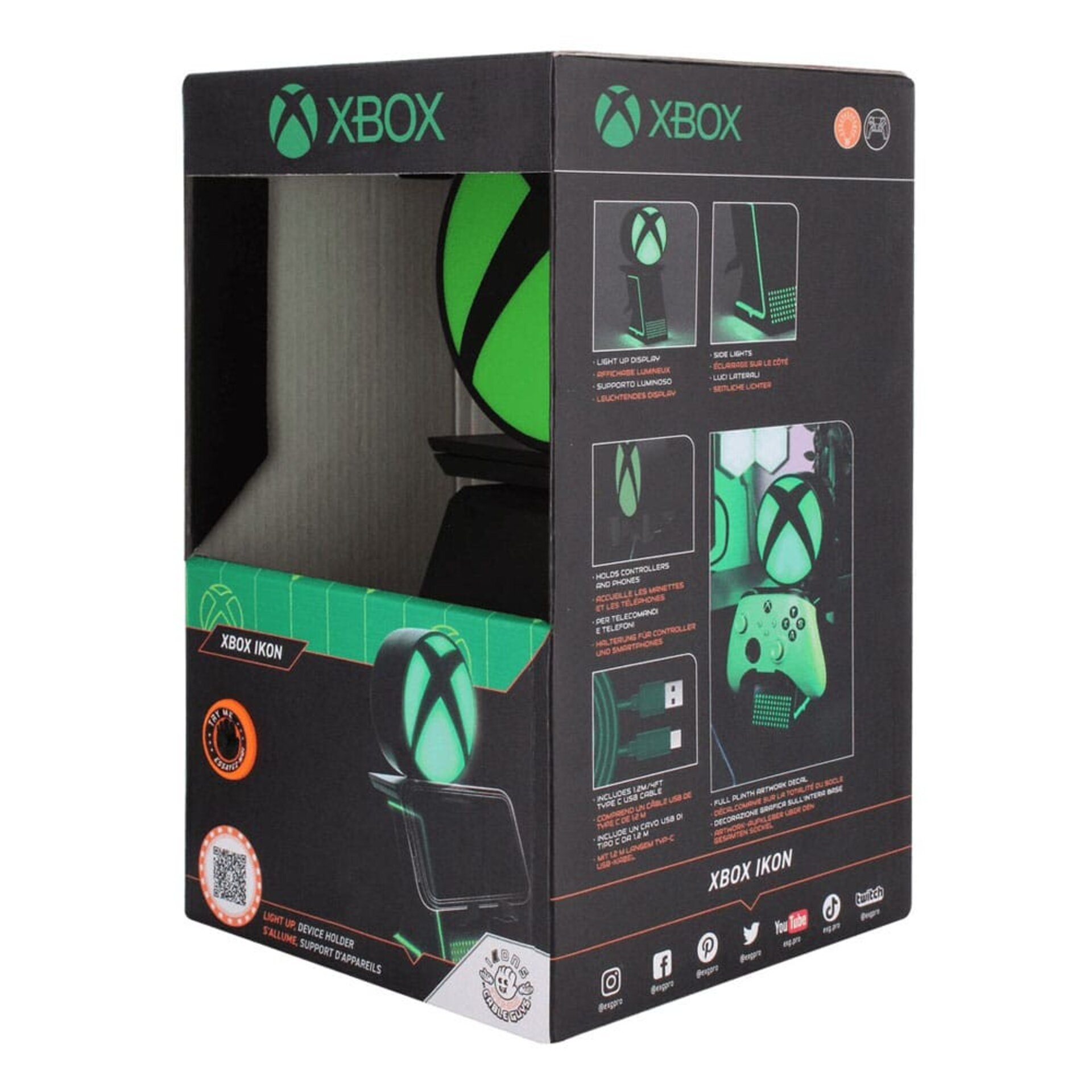 Cably Guy Microsoft X Soporte con luz 20 cm - 2