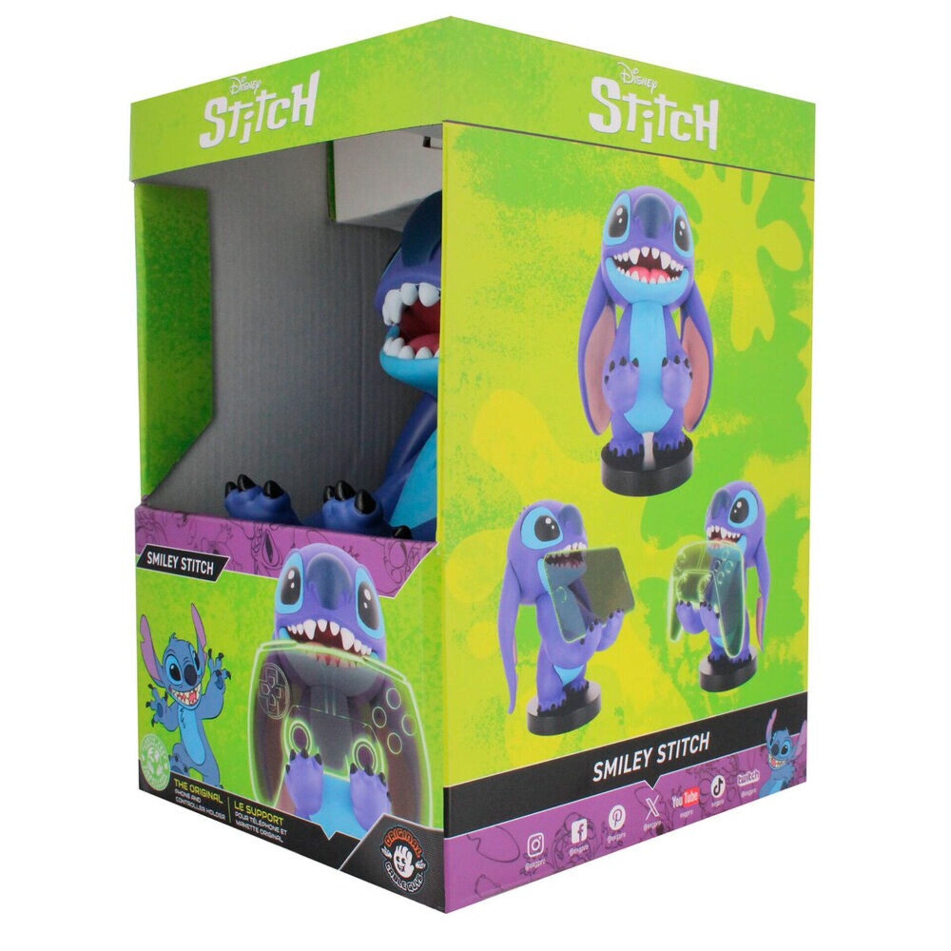 Cable Guy soporte sujecion Smiley Stitch Disney 20cm - 4