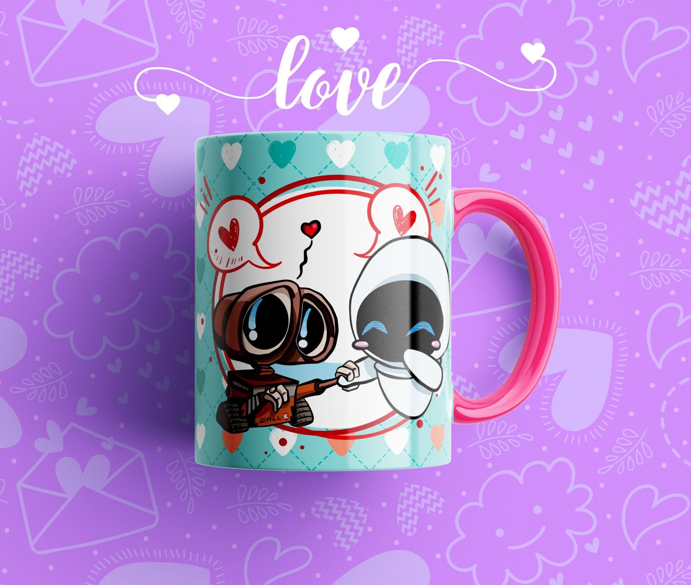 Taza SABES QUE TE AMO WALLY - 2