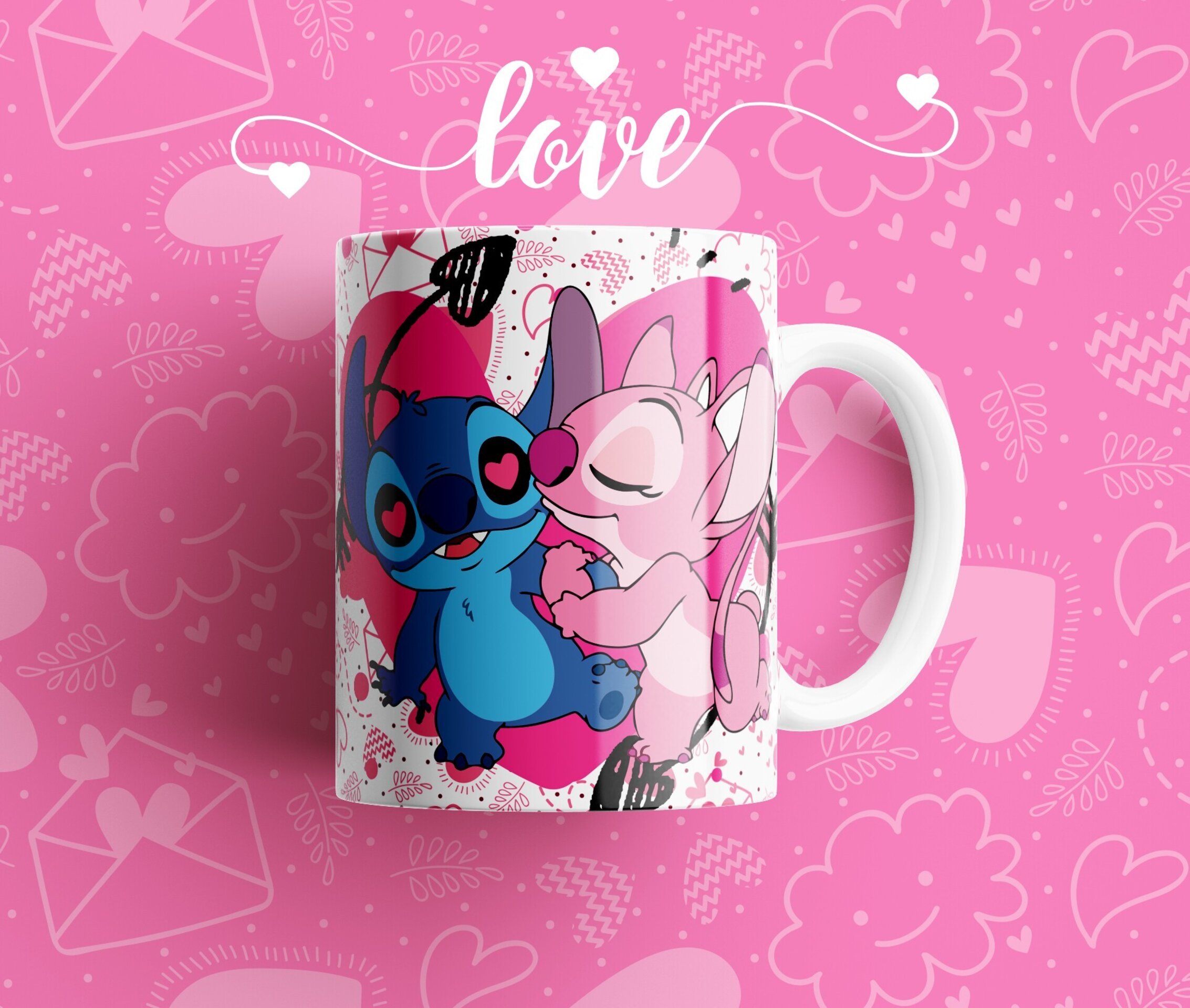 Taza DAME TODOS LOS BESOS QUE TENGAS STITCH - 2
