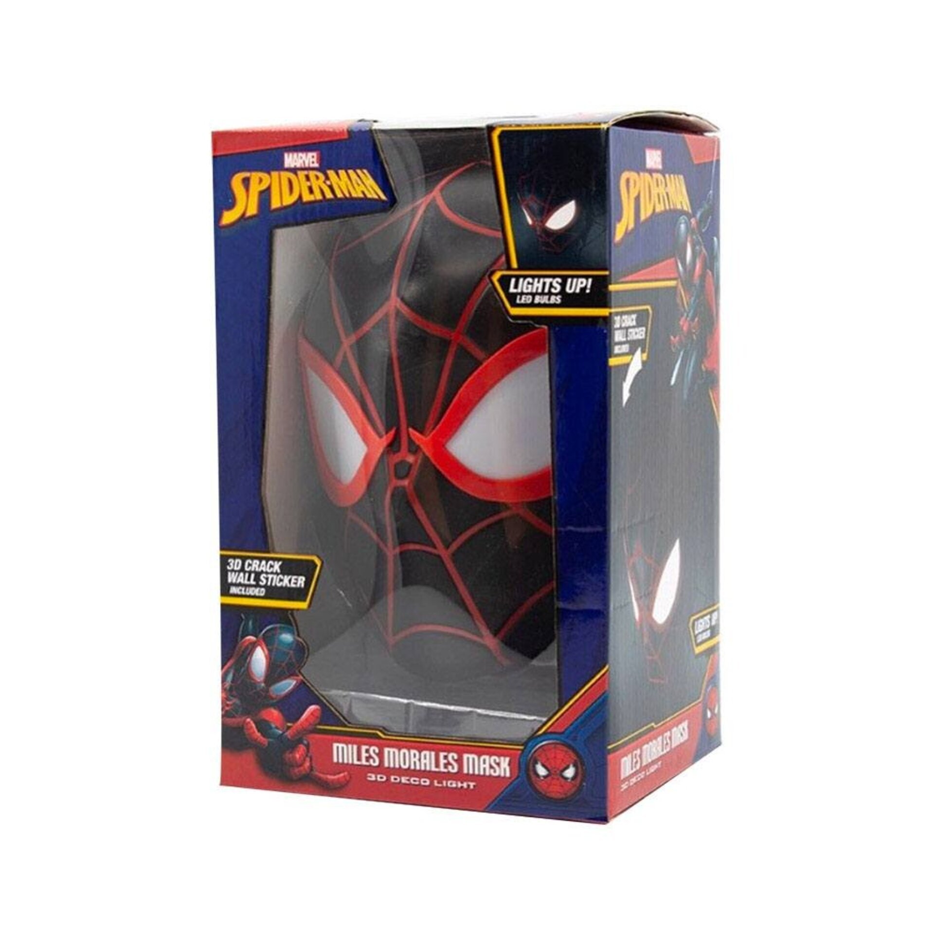 Lámpara MARVEL Comics 3D LED Spider-Man Miles Morales - 3