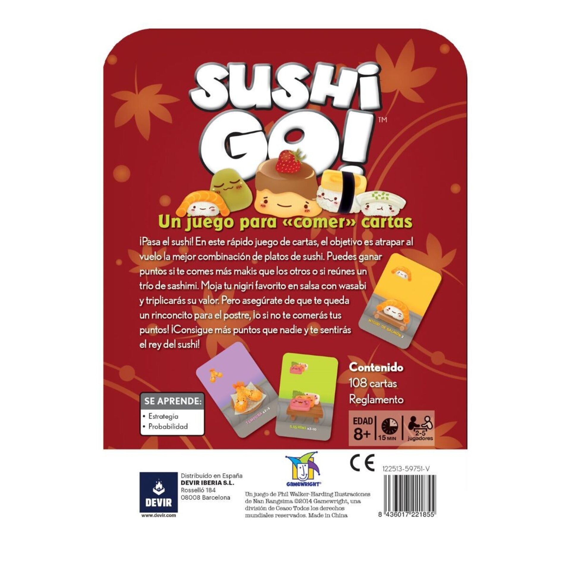 JUEGO DE MESA SUSHI GO - 4